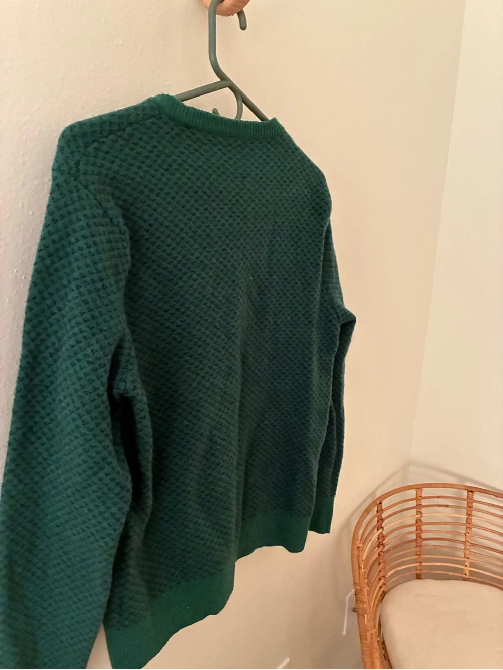 Men's Banana Republic- Rugged Merino Green/Blue Sweater